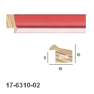 Punane valge serv 19 X 15mm