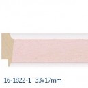 Roosa valged servad 34 X 17mm