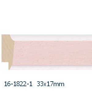 Roosa valged servad 34 X 17mm