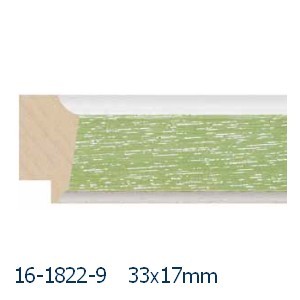 Roheline valged servad 34 X 17mm