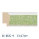 Roheline valged servad 34 X 17mm