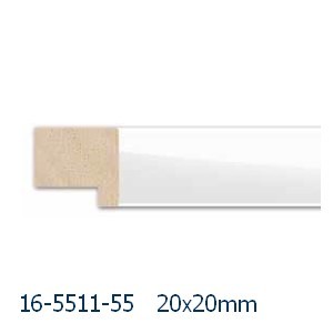 Valge läikiv 20 X 20 mm