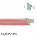 Punane valge selg 20 x 15 mm