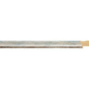 Valge, rohelised laigud, hõbeserv, kõrge, 25x36x26mm