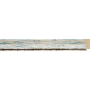 Valge, rohelised laigud, hõbeserv, 45x35x16mm