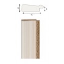 Kreem, hõbeornament serv, 40x15x8mm