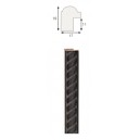Kreem, hõbeornament serv, 40x15x8mm