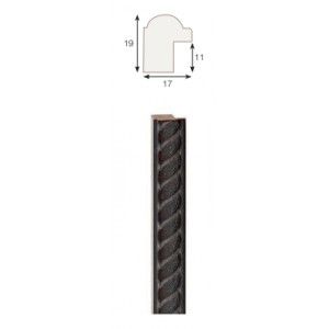 Kreem, hõbeornament serv, 40x15x8mm