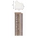 Kreem, hõbeornament serv, 40x15x8mm