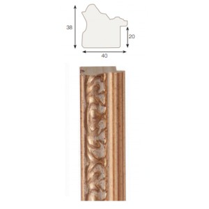Kreem, hõbeornament serv, 40x15x8mm