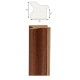 Kreem, hõbeornament serv, 40x15x8mm