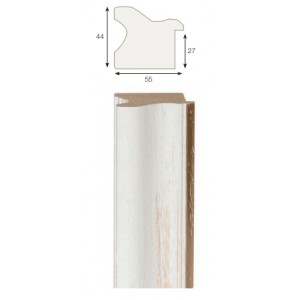 Kreem, hõbeornament serv, 40x15x8mm
