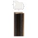 Kreem, hõbeornament serv, 40x15x8mm