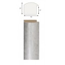 Kreem, hõbeornament serv, 40x15x8mm