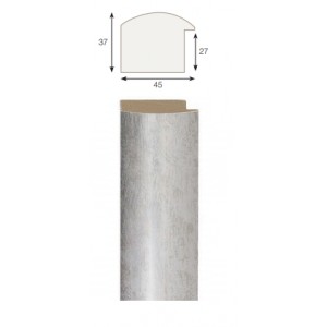 Kreem, hõbeornament serv, 40x15x8mm