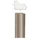 Kreem, hõbeornament serv, 40x15x8mm
