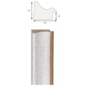 Kreem, hõbeornament serv, 40x15x8mm