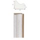 Kreem, hõbeornament serv, 40x15x8mm