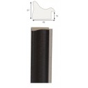 Kreem, hõbeornament serv, 40x15x8mm