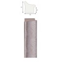 Kreem, hõbeornament serv, 40x15x8mm