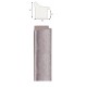Kreem, hõbeornament serv, 40x15x8mm