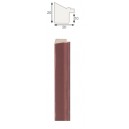 Kreem, hõbeornament serv, 40x15x8mm