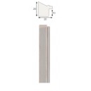 Kreem, hõbeornament serv, 40x15x8mm