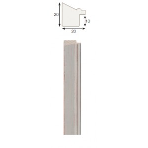 Kreem, hõbeornament serv, 40x15x8mm