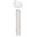 Kreem, hõbeornament serv, 40x15x8mm