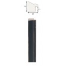 Kreem, hõbeornament serv, 40x15x8mm