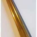 Läikiv kuld, pruuni servaga, 34x23x10mm