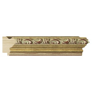 Kuld ornamendiga 38x30x8mm