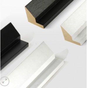 Must, kraabitud, kastliist kaldservaga 55x53x10mm