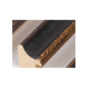 Pruun, tume, ornament vanutatud kullaga 30x33x15mm