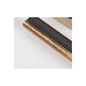 Must, kuldserv, vahatatud 20 x 21mm