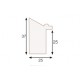 Must, heledad triibud 25x37x25mm
