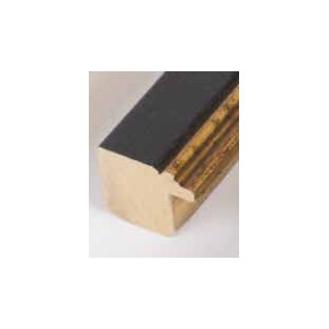 Pruun, tume kuldsete astmetega, vahatatud 27 x 24 x 11mm