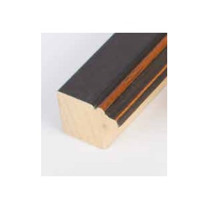 Pruun, tume helepruunide astmetega, vahatatud 27 x 24 x 11mm