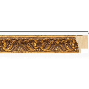 Kuld, tume, matt, ornament, 15x23mm