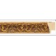 Kuld, tume, matt, ornament, 15x23mm