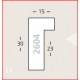 Kuld,must selg, 30x15x23mm