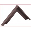 Pruun, vanutatud, kastliist 50x40mm