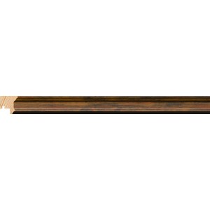 Pruun kahe kulunud triibuga 18x18x10mm